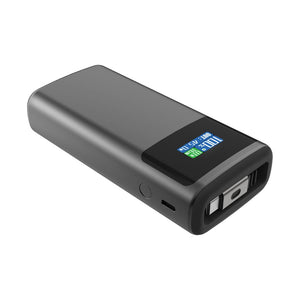 Powerbank 10000 mAh Quantum PD 45W RCS con schermo grigio - personalizzabile con logo