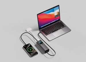 Powerbank 20.000 mAh 165W Urban Vitamin Stanford grigio - personalizzabile con logo