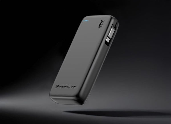 Powerbank 20.000mah 45W Urban Vitamin San Mateo nero - personalizzabile con logo