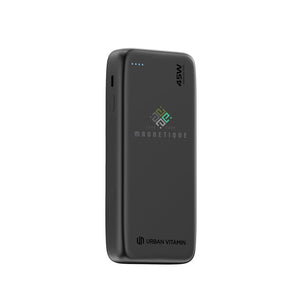 Powerbank 20.000mah 45W Urban Vitamin San Mateo nero - personalizzabile con logo