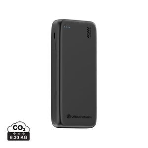 Powerbank 20.000mah 45W Urban Vitamin San Mateo nero - personalizzabile con logo
