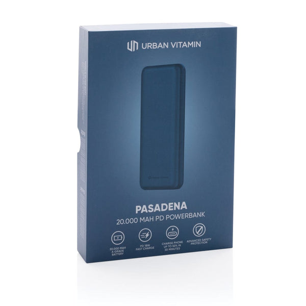 Powerbank 20.000mAh con PD Urban Vitamin Pasadena Colore: nero, bianco, blu €53.34 - P322.751