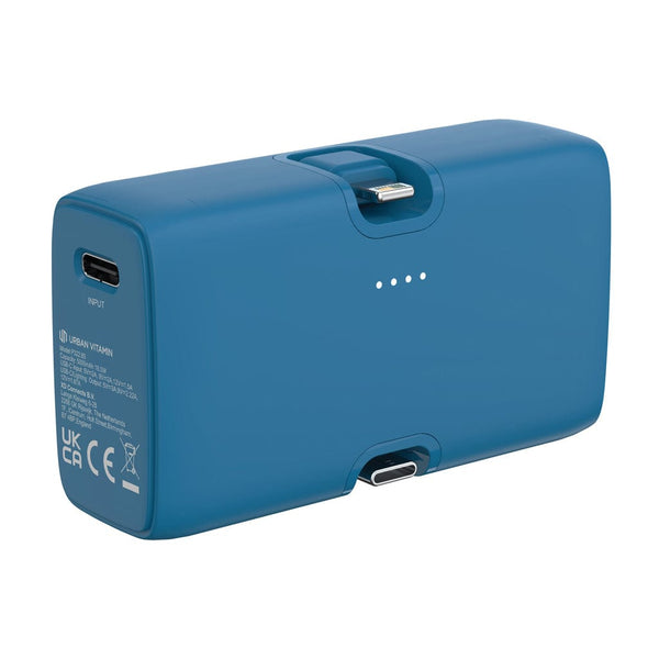 Powerbank 20W PD Urban Vitamin Los Angeles in rPlastica RCS blu - personalizzabile con logo