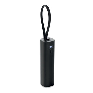 Powerbank 5000mAh PD 20W Nero - personalizzabile con logo