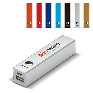 Powerbank Aluminium 2200mAh - personalizzabile con logo