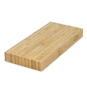 Powerbank bamboo wireless 8000mAh natural - personalizzabile con logo