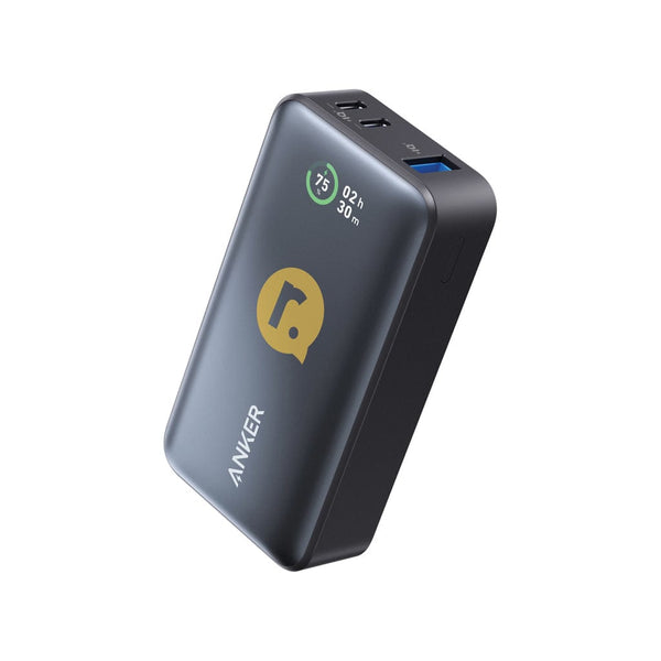 Powerbank da 10.000 mAh 30W Anker PowerCore nero - personalizzabile con logo