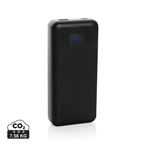 Powerbank da 20000mAh 65W Gridlay per PC nero - personalizzabile con logo