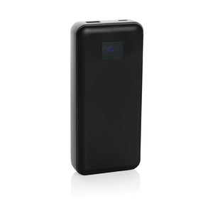 Powerbank da 20000mAh 65W Gridlay per PC nero - personalizzabile con logo