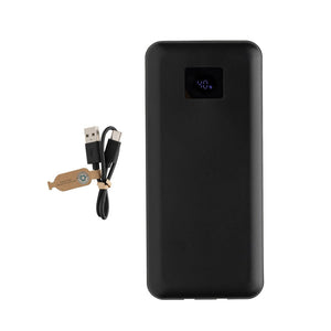 Powerbank da 20000mAh 65W Gridlay per PC nero - personalizzabile con logo