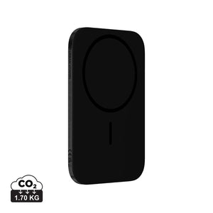 Powerbank da 3000 mAh ultra fine Urban Vitamin Concord RCS nero - personalizzabile con logo