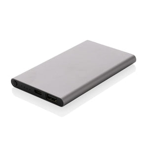 Powerbank da 4000 mAh in pla/alu riciclati RCS con Type-C - personalizzabile con logo