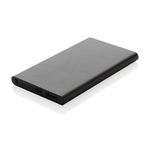 Powerbank da 4000 mAh in pla/alu riciclati RCS con Type-C - personalizzabile con logo