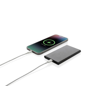 Powerbank da 4000 mAh in pla/alu riciclati RCS con Type-C - personalizzabile con logo