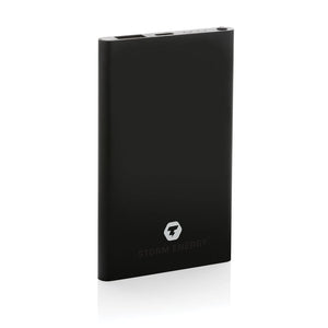 Powerbank da 4000 mAh in pla/alu riciclati RCS con Type-C - personalizzabile con logo