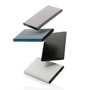 Powerbank da 4000 mAh in pla/alu riciclati RCS con Type-C - personalizzabile con logo