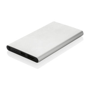 Powerbank da 4000 mAh in pla/alu riciclati RCS con Type-C - personalizzabile con logo