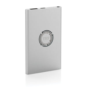 Powerbank da 4000 mAh in pla/alu riciclati RCS con Type-C - personalizzabile con logo
