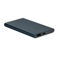 Powerbank da 4000mAh tipo C blu navy - personalizzabile con logo