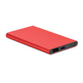 Powerbank da 4000mAh tipo C Rosso - personalizzabile con logo