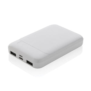 Powerbank da 5.000 mAh in plastica riciclata RCS - personalizzabile con logo