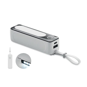 Powerbank da 5000 mAh con COB Bianco - personalizzabile con logo