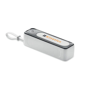 Powerbank da 5000 mAh con COB Bianco - personalizzabile con logo