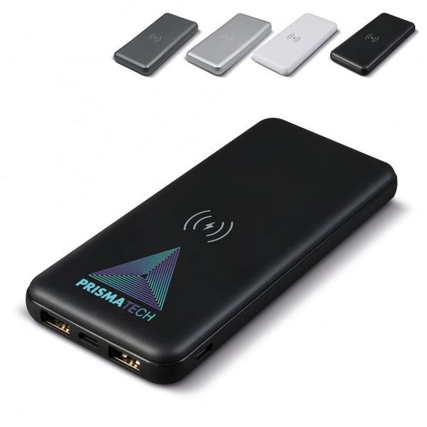 Powerbank Elite con caricabatterie wireless 8.000mAh 5W - personalizzabile con logo