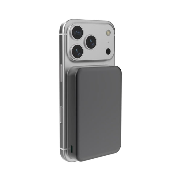 Powerbank magnetica 10.000mAh Quantum ultra veloce 25W RCS grigio - personalizzabile con logo