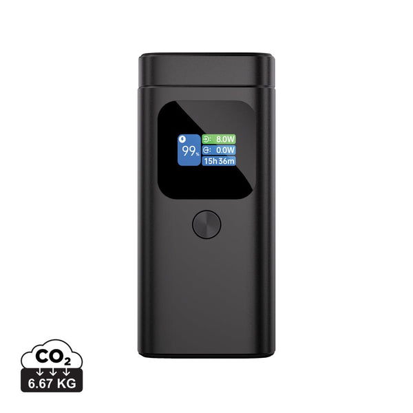 Powerbank magnetica 15.000 mAh 100W Urban Vitamin Sunnyvale grigio - personalizzabile con logo