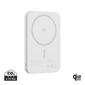 Powerbank magnetica 5000 mAh Qi2.2 25W Urban Vitamin Pomona color argento - personalizzabile con logo