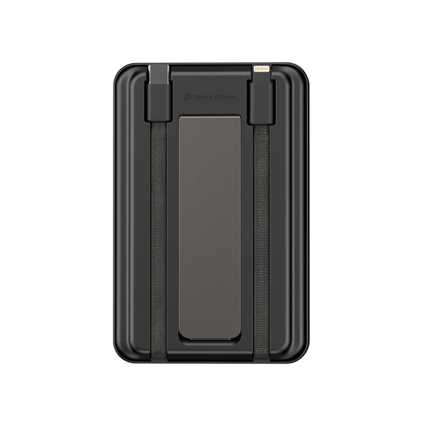 Powerbank magnetica 5in1 Urban Vitamin Delano 10000mAh 20W nero - personalizzabile con logo