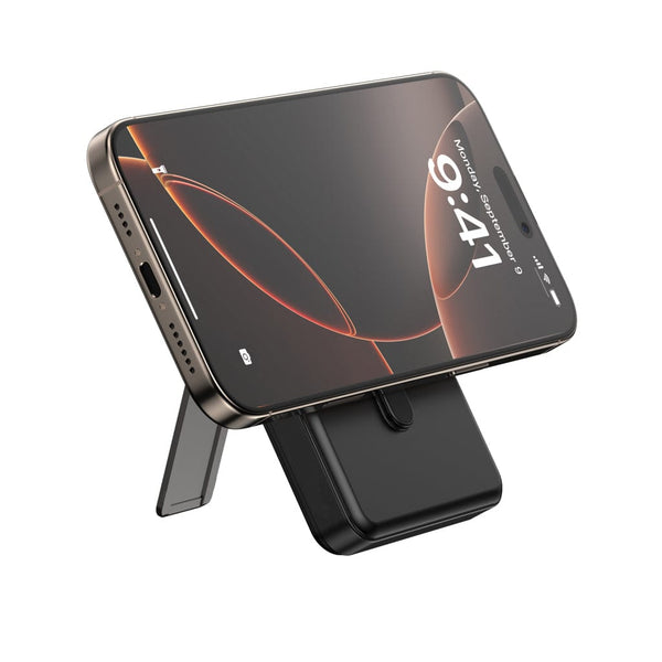 Powerbank magnetica 5in1 Urban Vitamin Delano 10000mAh 20W nero - personalizzabile con logo