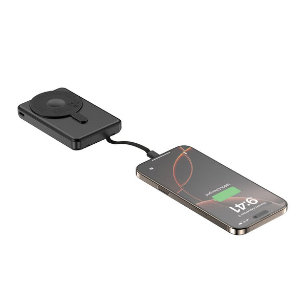 Powerbank magnetica 5in1 Urban Vitamin Delano 10000mAh 20W nero - personalizzabile con logo