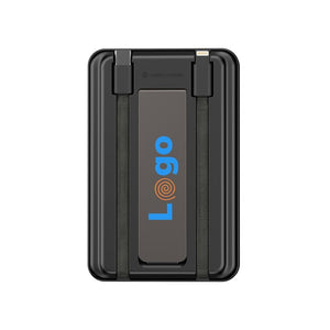 Powerbank magnetica 5in1 Urban Vitamin Delano 10000mAh 20W nero - personalizzabile con logo