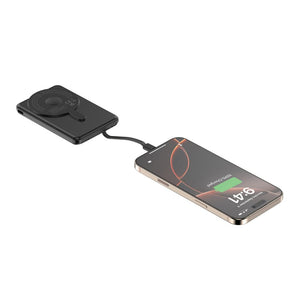 Powerbank magnetica 5in1 Urban Vitamin Redwood 5000mAh 20W nero - personalizzabile con logo