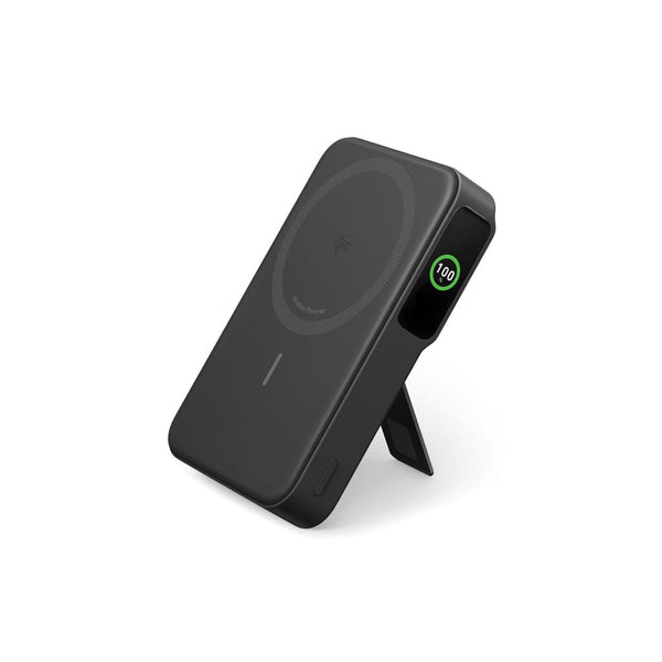 Powerbank magnetica da 10.000 mAh Anker MagGo QI2 nero - personalizzabile con logo