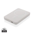 Powerbank magnetica Magnetix 5000 mah in plastica RCS bianco - personalizzabile con logo
