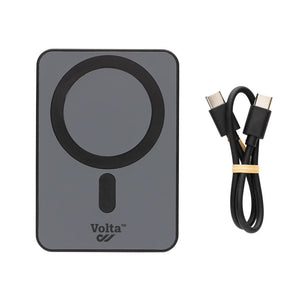 Powerbank magnetica Magnetix 5000 mah in plastica RCS - personalizzabile con logo