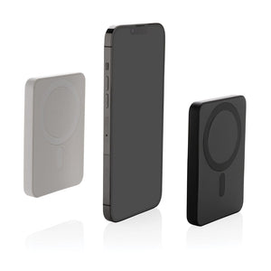 Powerbank magnetica Magnetix 5000 mah in plastica RCS - personalizzabile con logo