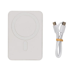 Powerbank magnetica Magnetix 5000 mah in plastica RCS - personalizzabile con logo