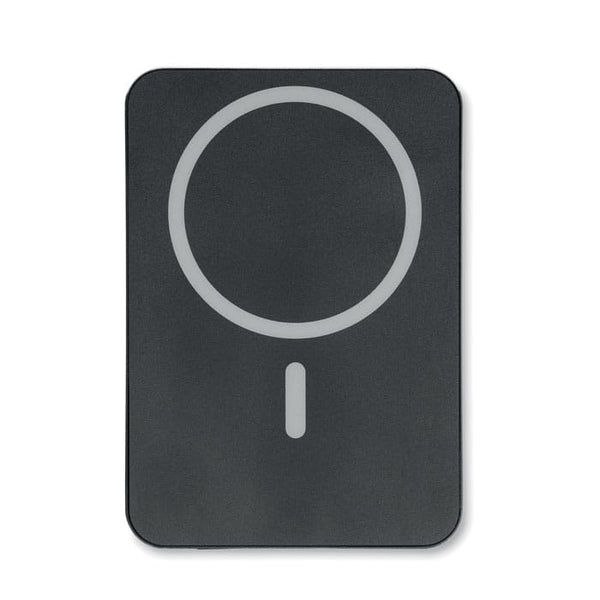 Powerbank magnetico da 20W Nero - personalizzabile con logo