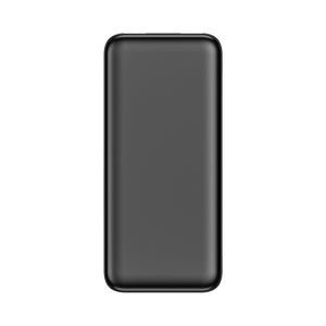 Powerbank Nolu con display LED 10.000 mAh Nero - personalizzabile con logo