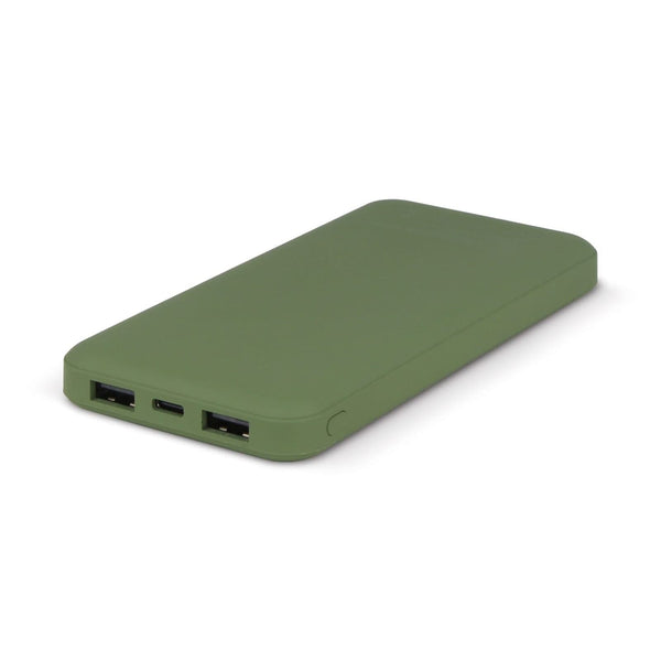 Powerbank Rock 10.000 mAh RABS Verde - personalizzabile con logo