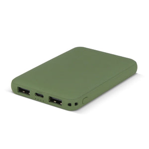 Powerbank Rock 5.000 mAh RABS Verde - personalizzabile con logo
