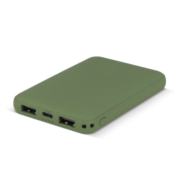Powerbank Rock 5.000 mAh RABS Verde - personalizzabile con logo