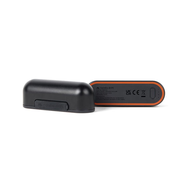 Powerbank/scaldamani da 6.000 mAh Nordic Drift Everest nero - personalizzabile con logo