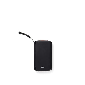Powerbank solare 10.000mAh Nordic Drift Titan con 3 pannelli nero - personalizzabile con logo