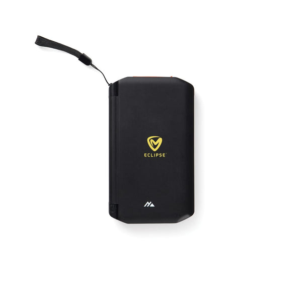 Powerbank solare 10.000mAh Nordic Drift Titan con 3 pannelli nero - personalizzabile con logo