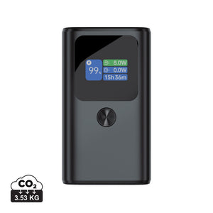 Powerbank tascabile 10.000 mAh 55W Urban Vitamin Campbell grigio - personalizzabile con logo